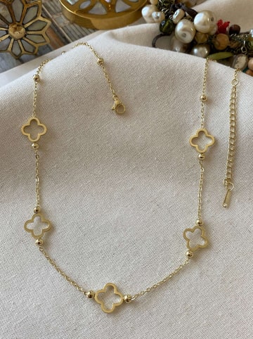 Luseera Vergulde ketting met sierelementen