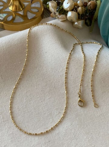 Luseera Pozłacany naszyjnik - dł. 45 cm