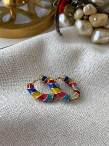 Luseera Pozłacane kolczyki-kreole