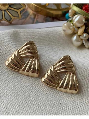 Luseera Pozłacane kolczyki-wkrętki