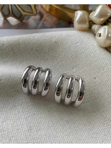 Luseera Pozłacane kolczyki-półkreole