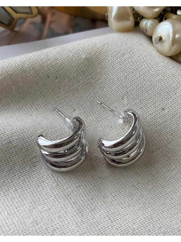 Luseera Pozłacane kolczyki-półkreole