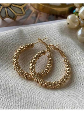 Luseera Pozłacane kolczyki-kreole