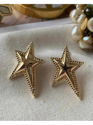 Luseera Pozłacane kolczyki-wkrętki