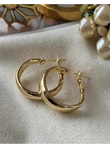 Luseera Pozłacane kolczyki-kreole