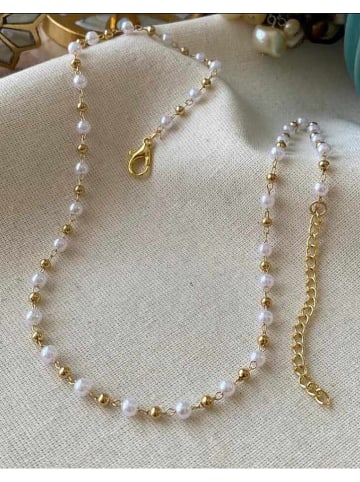 Luseera Pozłacany naszyjnik - dł. 45 cm