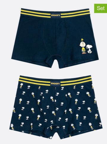 admas 2-delige set: boxershorts geel/donkerblauw
