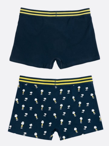 admas 2er-Set: Boxershorts in Gelb/ Dunkelblau