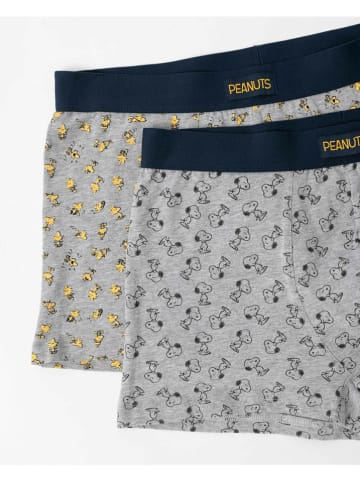 admas Bokserki (2 pary) w kolorze jasnoszaro-granatowym