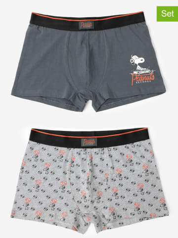 admas 2er-Set: Boxershorts in Grau