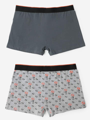 admas 2-delige set: boxershorts grijs
