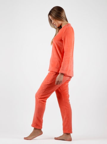 admas Piżama w kolorze pomarańczowym