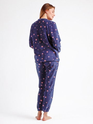 admas Pyjama donkerblauw