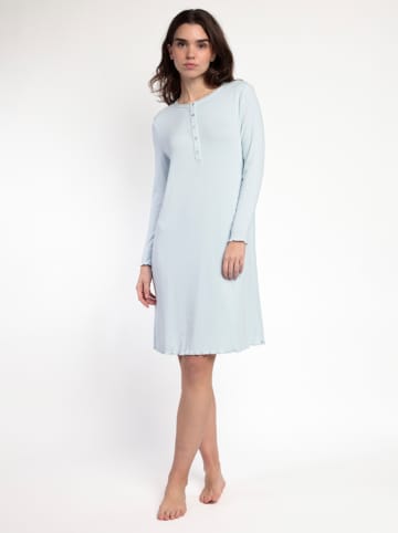 admas Koszula nocna "Romantic" w kolorze błękitnym