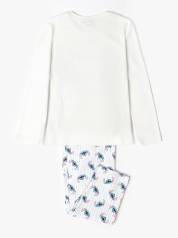 Disney Pyjama "Disney" wit/lichtblauw