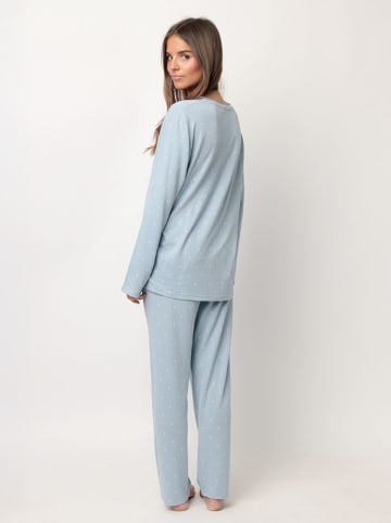 admas Pyjama in Hellblau