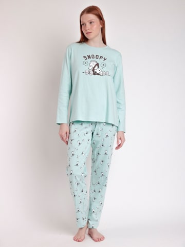 Peanuts Pyjama "Peanuts" turquoise