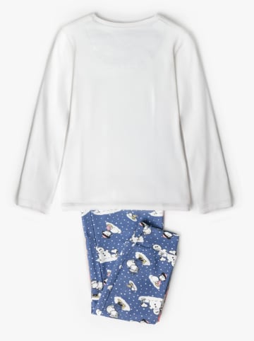 Peanuts Pyjama "Peanuts" in Weiß/ Blau