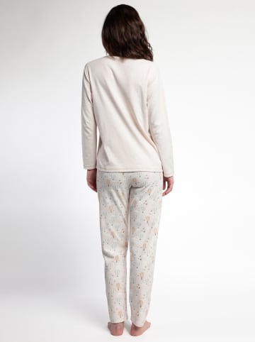 admas Pyjama "Enjoy Every Moment" crème