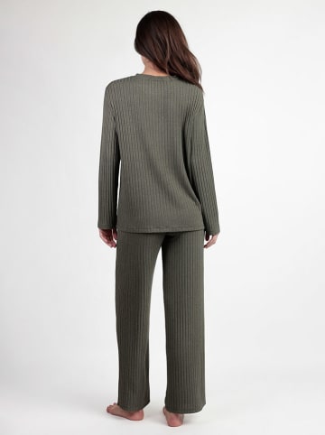 admas Piżama w kolorze antracytowym