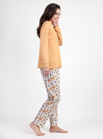 Disney Pyjama "Disney" abrikooskleurig/wit