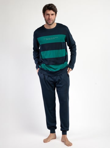 admas Pyjama in Dunkelblau
