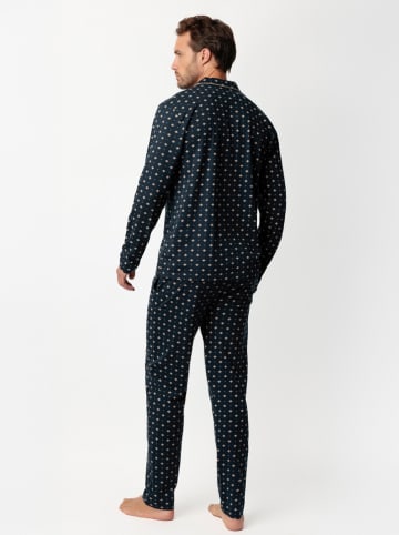 admas Pyjama "Admas Classic" donkerblauw
