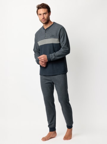 admas Pyjama "Magnific" donkerblauw