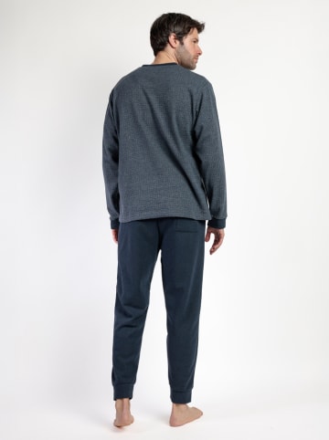 admas Pyjama "Magnific" donkerblauw