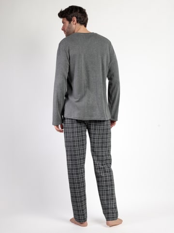 admas Pyjama "Stay at home" antraciet