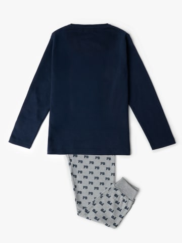 Paddington Piżama "Paddington" w kolorze granatowo-szarym