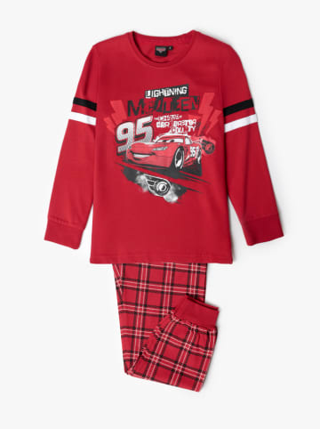 Disney Cars Piżama "Cars" w kolorze czerwonym
