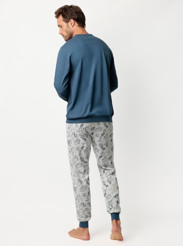 Disney Toy Story Pyjama "Toy Story" in Blau/ Grau