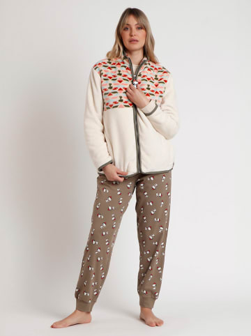 Peanuts Fleece vest crème