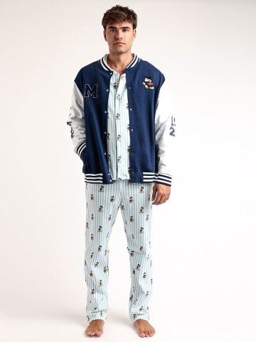 Disney Sweatvest blauw/wit