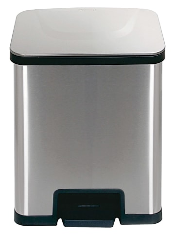 Echtwerk Automatische pedaalemmer "Powerstep" zilverkleurig - 38 l