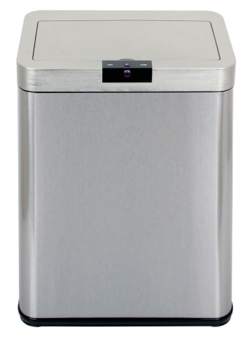 Echtwerk Kosz w kolorze srebrnym na śmieci z czujnikiem - 48 l