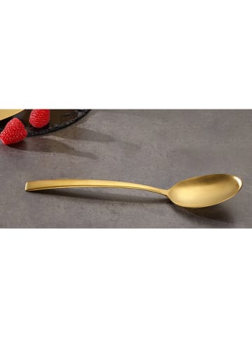 Echtwerk 6-delige set: koffielepels "Avelino" goudkleurig - (L)14 cm