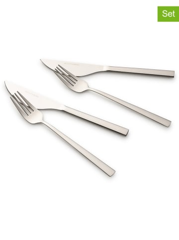 Echtwerk 4tlg. Pizzabesteck-Set in Silber