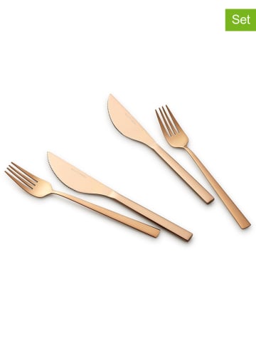 Echtwerk 4tlg. Pizzabesteck-Set in Braun