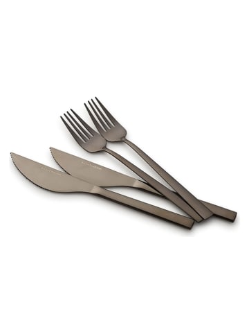 Echtwerk 4-delige pizzabestekset zwart