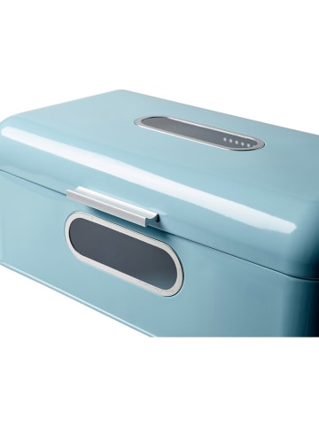 Echtwerk Brotkasten in Hellblau - (B)42,5 x (H)17 x (T)23,8 cm