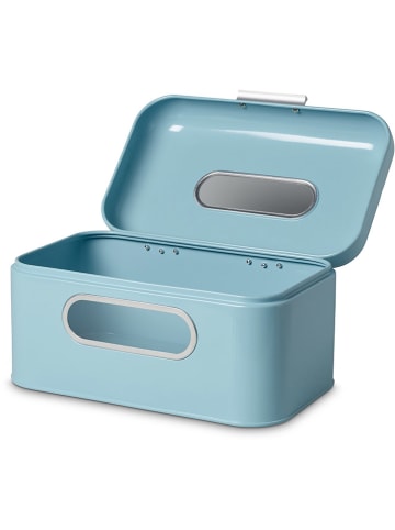 Echtwerk Brotkasten in Hellblau - (B)30 x (H)20 x (T)16,5 cm