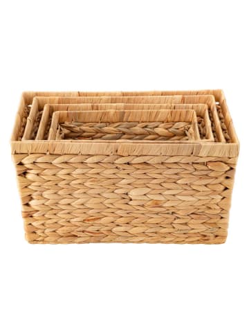 Echtwerk 4-delige set: opbergmanden beige