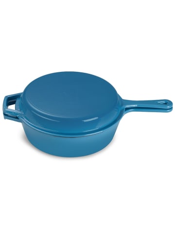 Echtwerk 2tlg. Set: Topf mit Deckel in Blau - Ø 26,5 cm