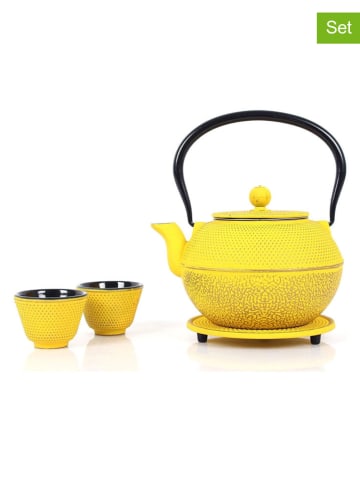 Echtwerk 4-częściowy zestaw w kolorze żółtym do herbaty - 1,1 l