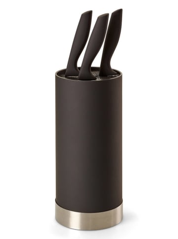 Echtwerk 4tlg. Küchenmesser-Set in Schwarz/ Silber