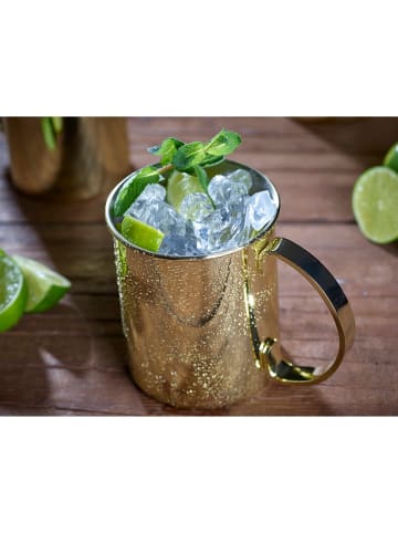 Echtwerk 2er-Set: Cocktail-Becher in Gold - 1 l