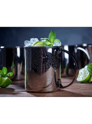 Echtwerk 2er-Set: Cocktail-Becher in Schwarz - 1 l