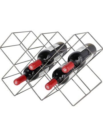 Echtwerk Regał w kolorze czarnym na wino - 46 x 31 x 16,6 cm